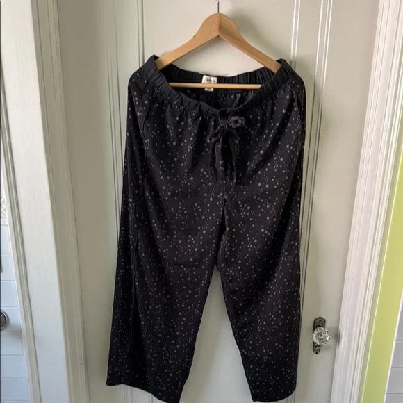 UpWest Black Starry Pajama Pants - Picture 1 of 4